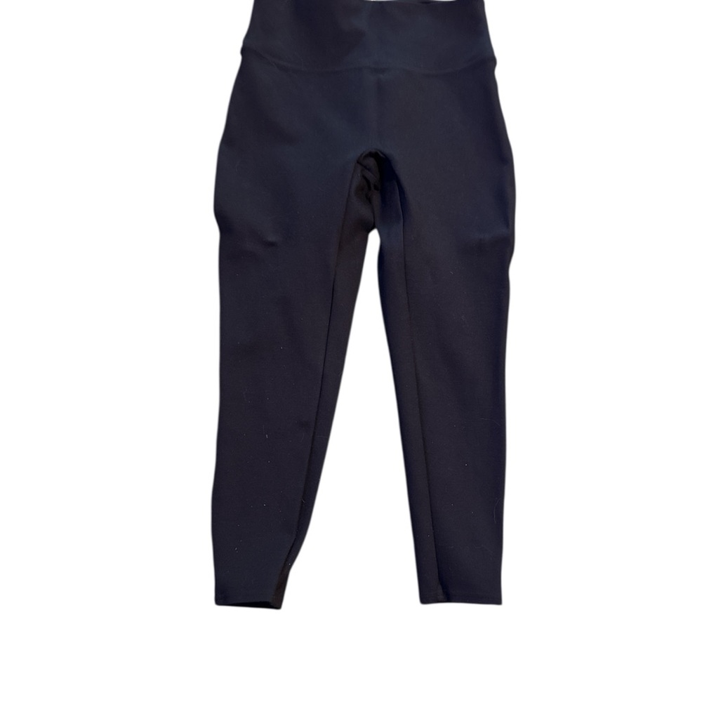 SPANX Black Leggings High-Rise Streamlined Design